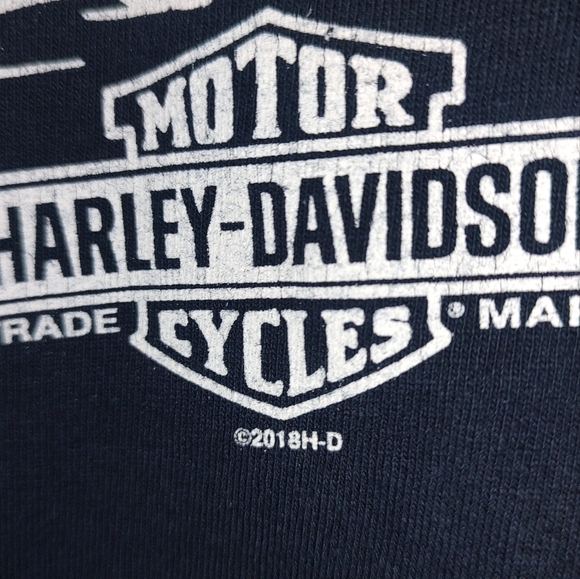 Harley Davidson Scottsdale AZ Men's 2XL Blue Crew neck Tshirt - Picture 15 of 16